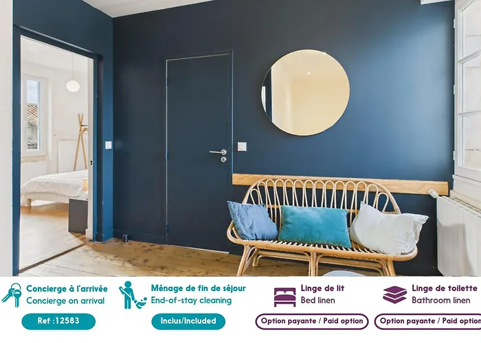 Charmante Maison Pour 6, Bois-plage Centre Hébergement de vacances Le Bois-Plage-en-Ré